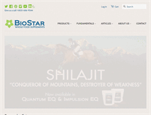 Tablet Screenshot of biostarus.com